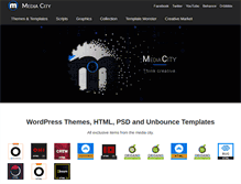 Tablet Screenshot of mediacity.co.in